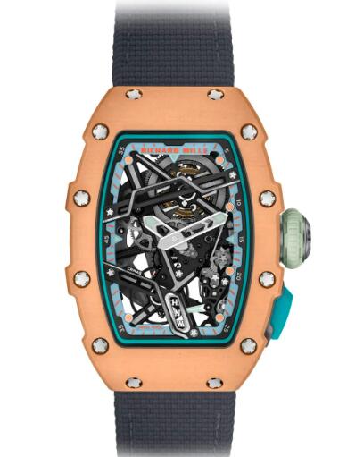 Richard Mille RM 07-04 Salmon Pink Replica Watch Textile